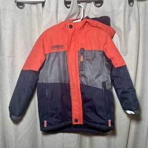 OSHKOSH BGOSH Boys Winter Coat kids Jacket Size 6 Insulated Reflective